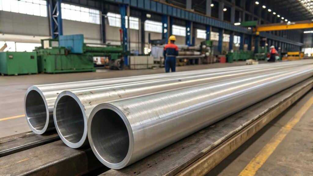 A map showing the flow of bauxite to China and then the flow of finished forged products from SWA Forging to the Middle East.